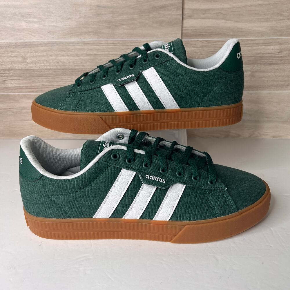 Adidas Men's VL Court 3.0 Dark Green Athletic Sneaker  Men's  Shoes Sz 10